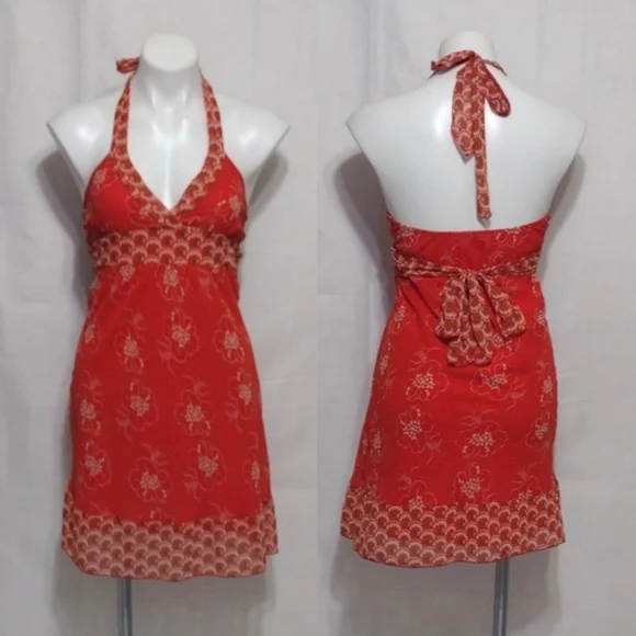 charlotte printed halter mini dress Untamed Allure Halter Mini Dress